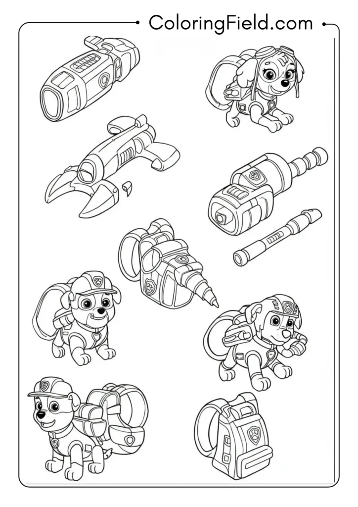 All Pup Pack Equipment