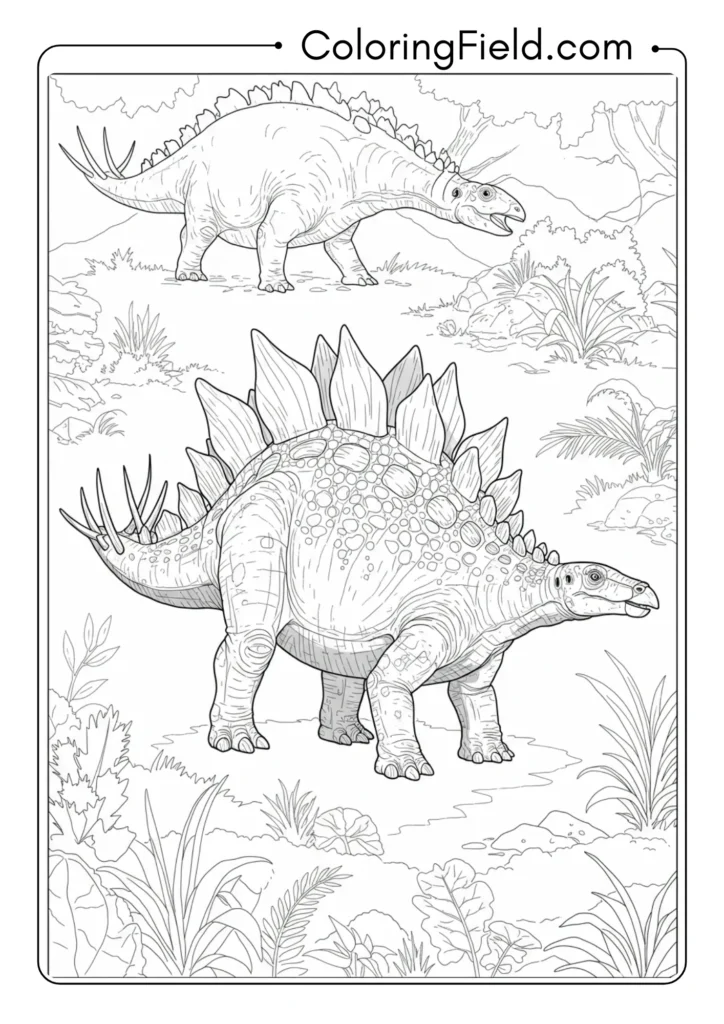 Anatomically correct Stegosaurus