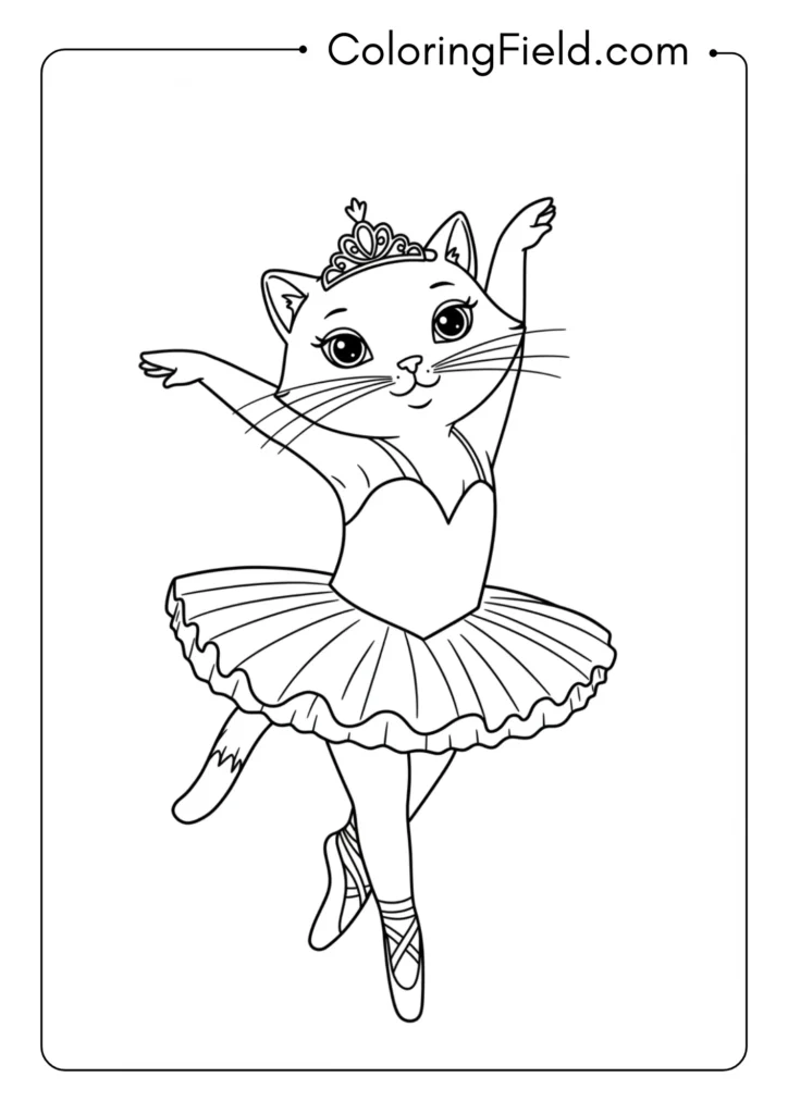 Ballerina Cat in Tutu