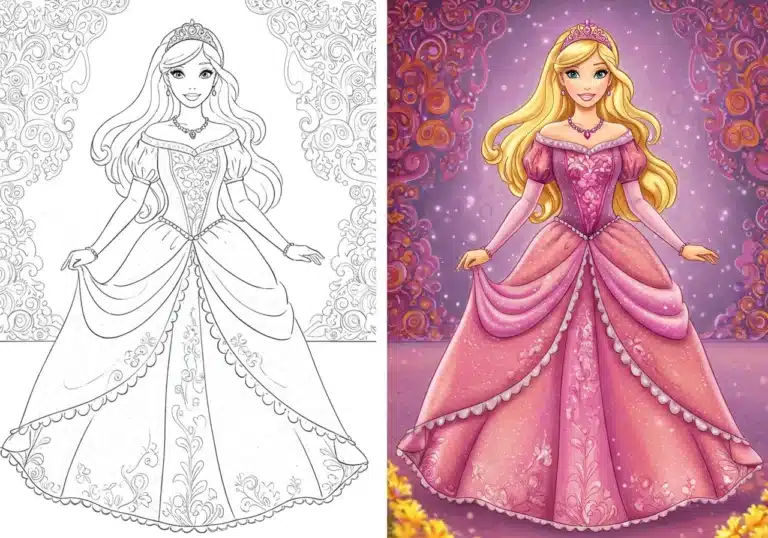 Barbie Coloring Pages