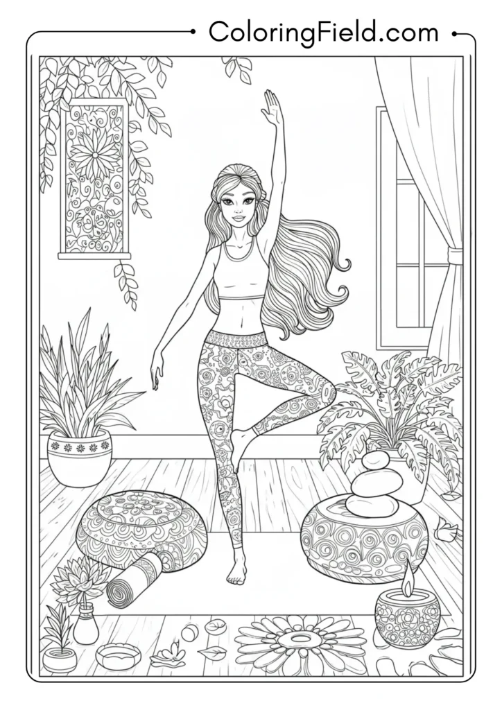 Barbie Yoga Session
