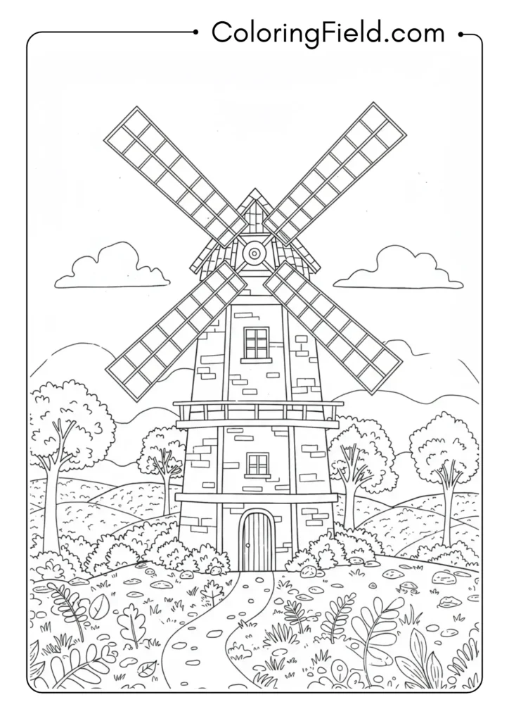 Basic Windmill Scene