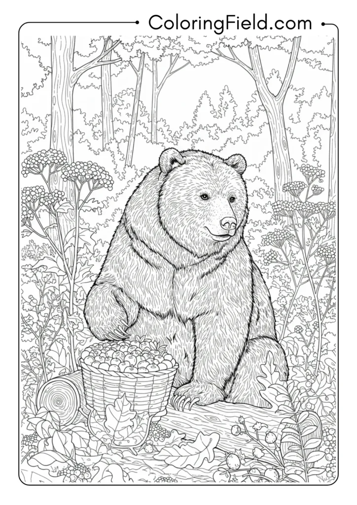 Bear Preparing for Hibernation