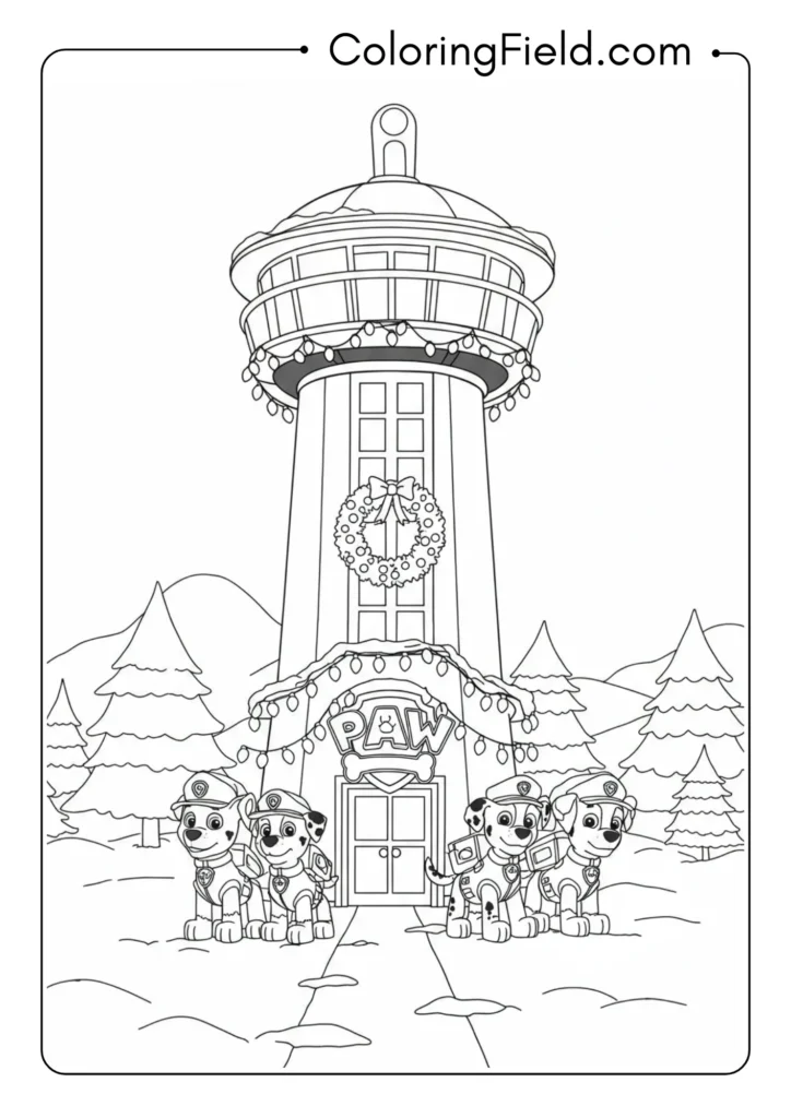 Christmas Lookout Tower