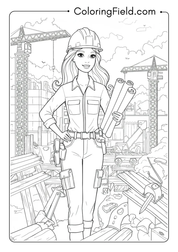 Construction Worker Barbie