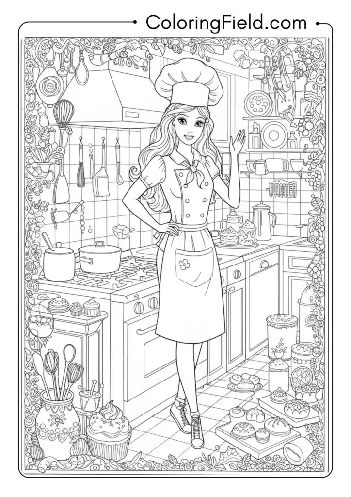 Cooking in Kitchen