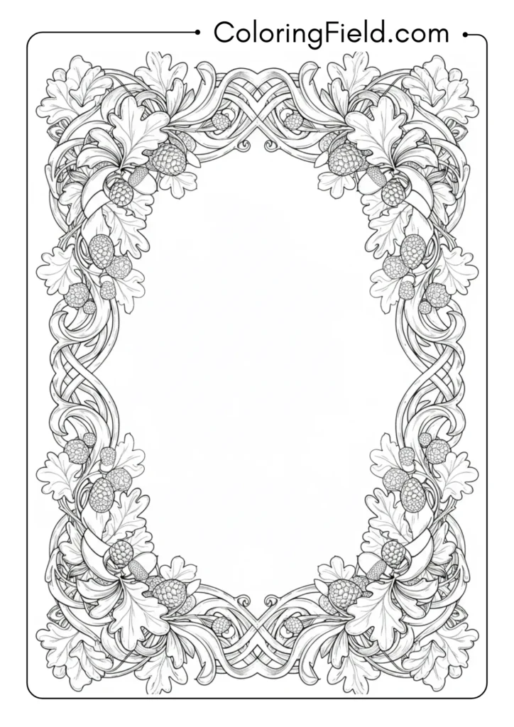 Detailed Autumn Borders and Frames