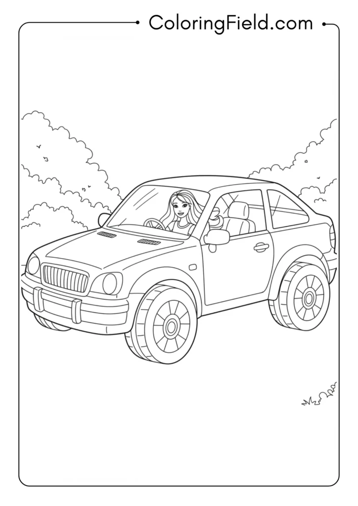 Easy Barbie Car
