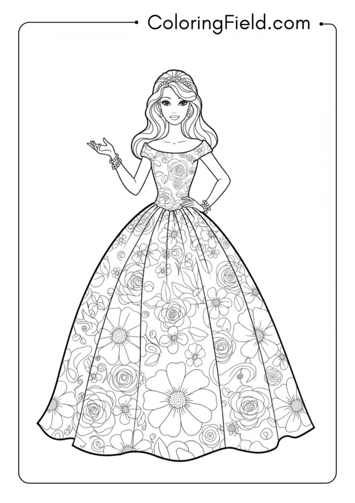Easy Barbie Flower