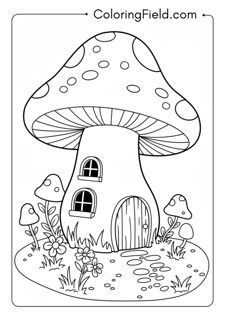 Easy Mushroom House