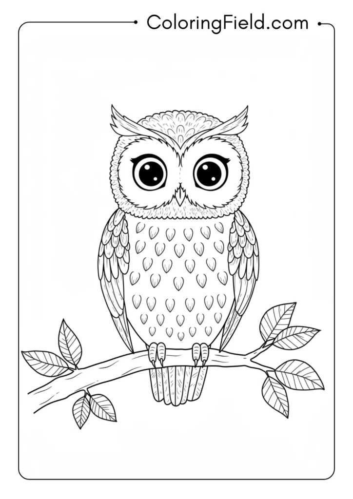 Easy Owl on Branch