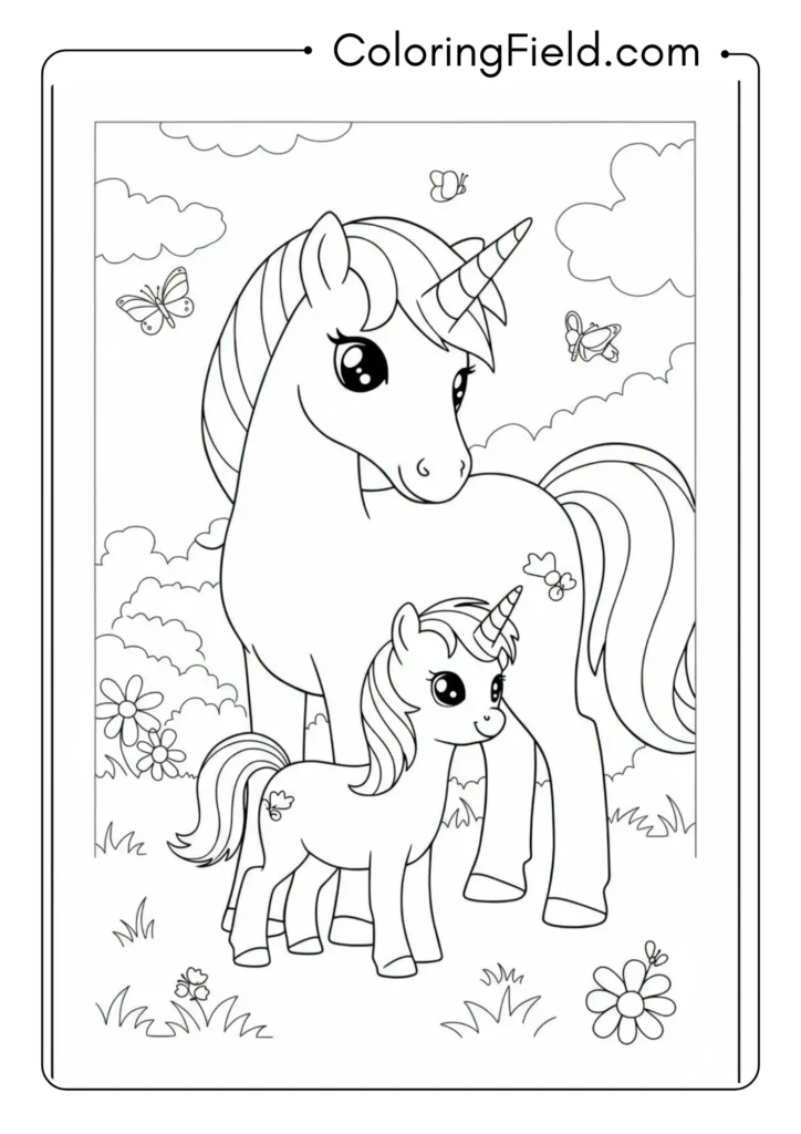 Easy Unicorn Family