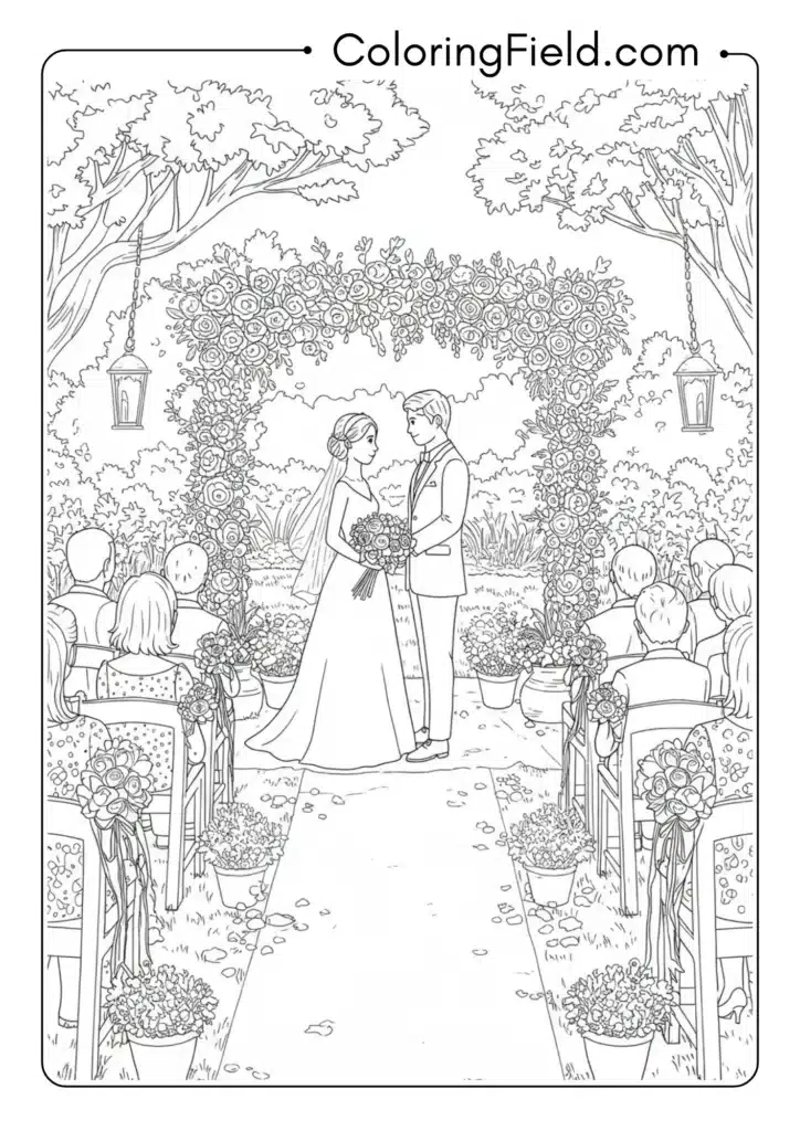 Elaborate Wedding Scene