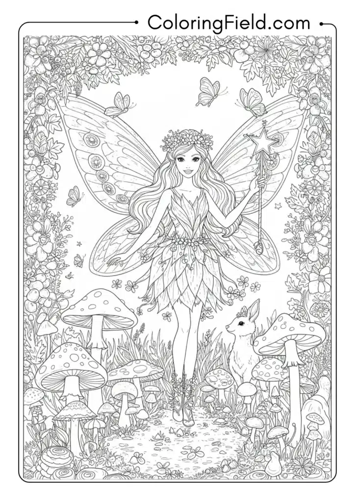 Fairy in Enchanted Forest