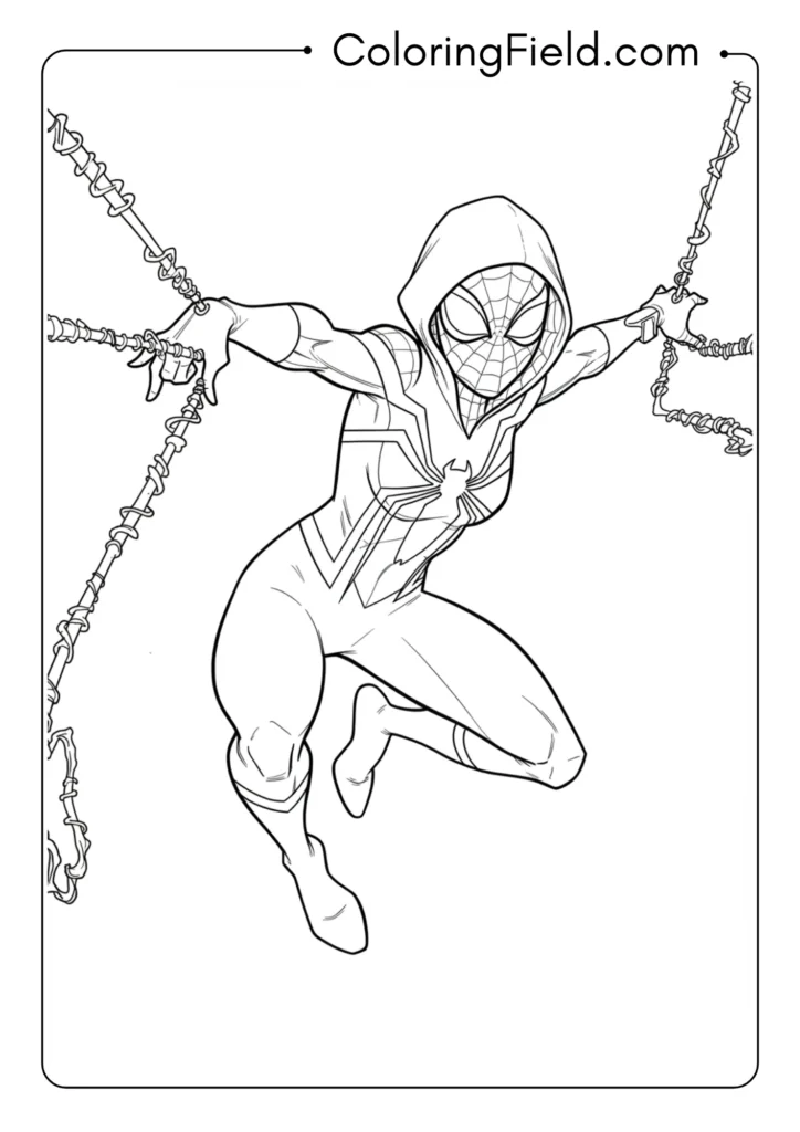 Ghost-Spider unleashing her web-shooters