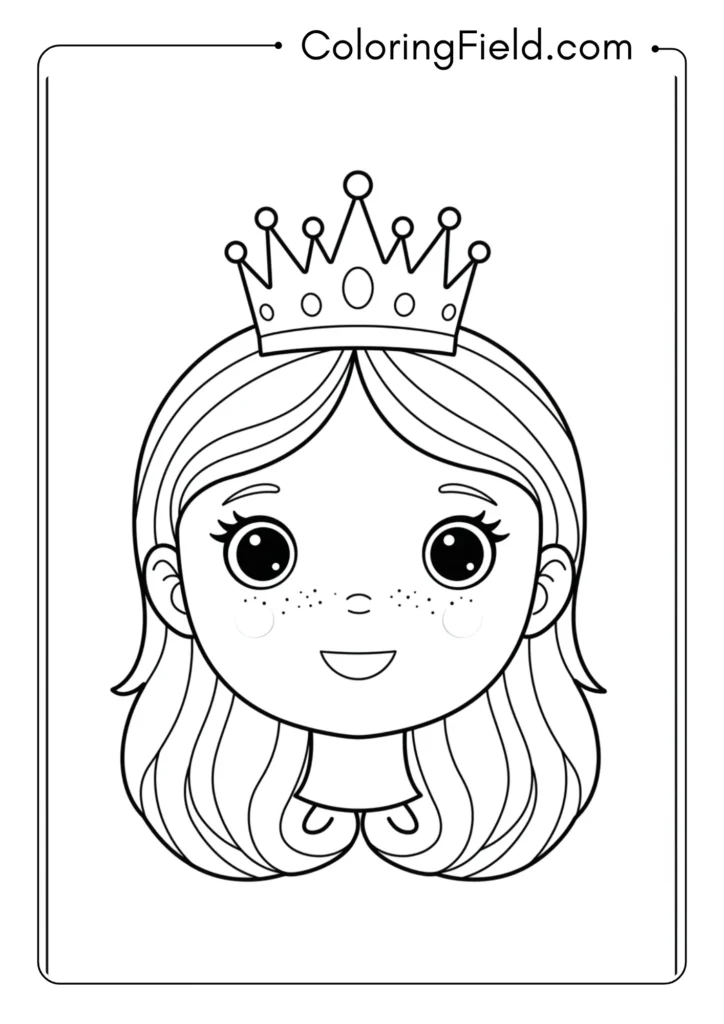 Happy Princess Face