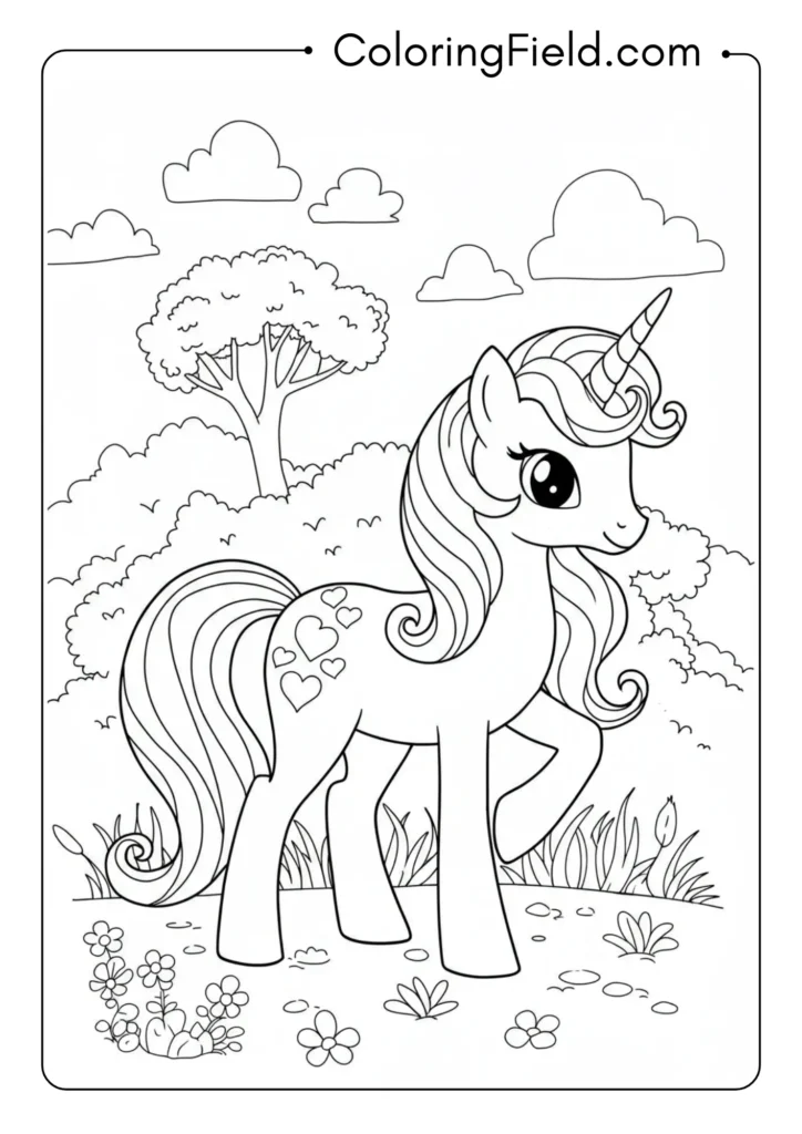 Heart-Maned Unicorn