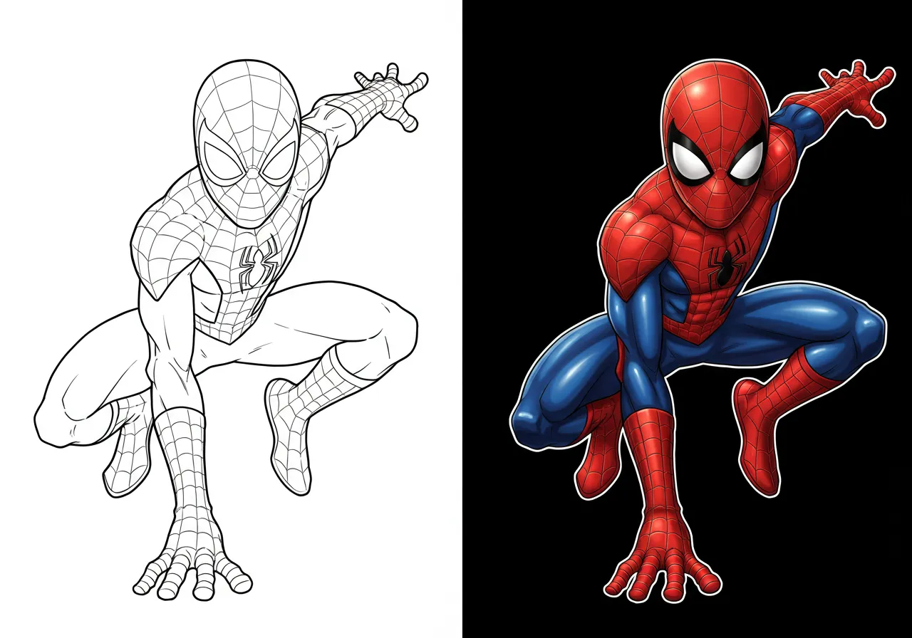 Spider-Man Coloring Pages