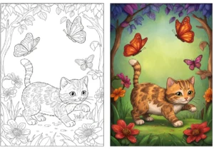 Cat Coloring Pages