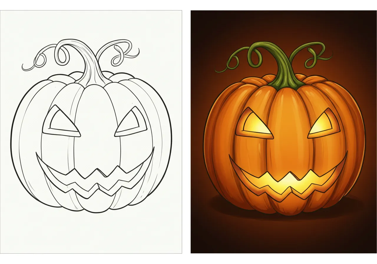 Fall Coloring Pages
