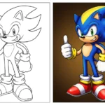 Sonic Coloring Pages