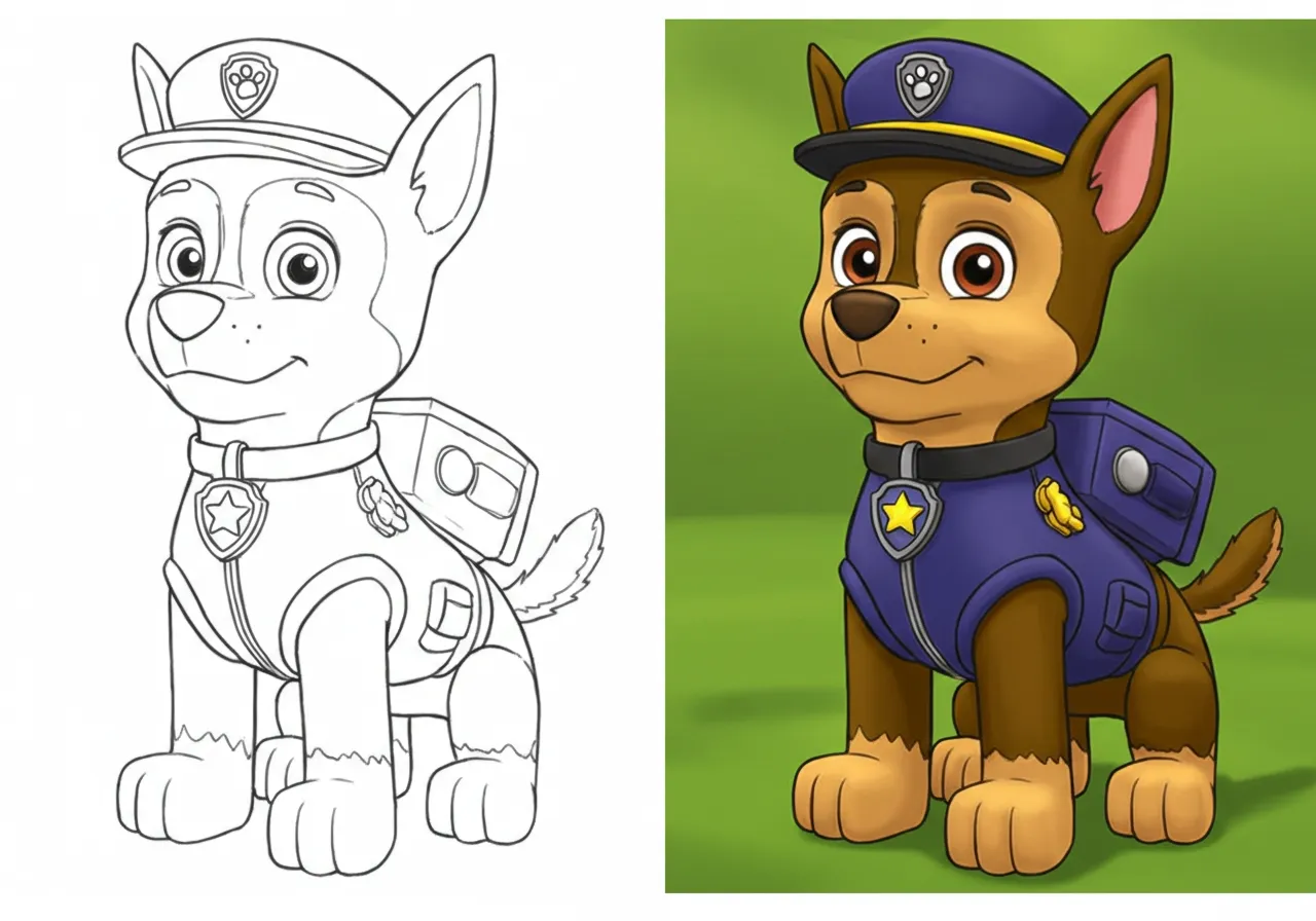 Paw Patrol Coloring Pages