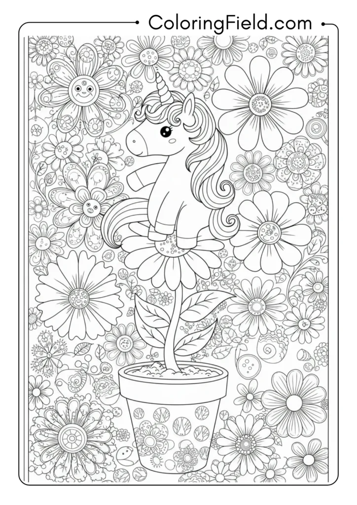Kawaii Unicorn Plant