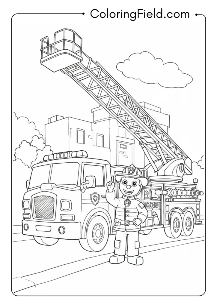 Marshall with Fire Truck