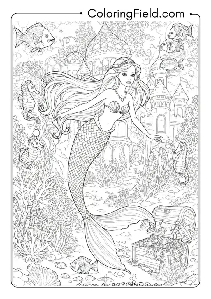 Mermaid Underwater Castle