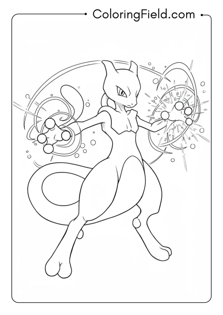 Mewtwo using Psychic powers
