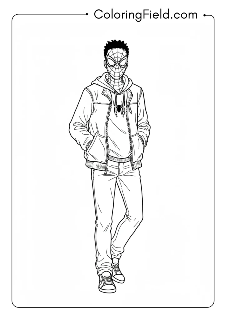Miles in his casual street clothes