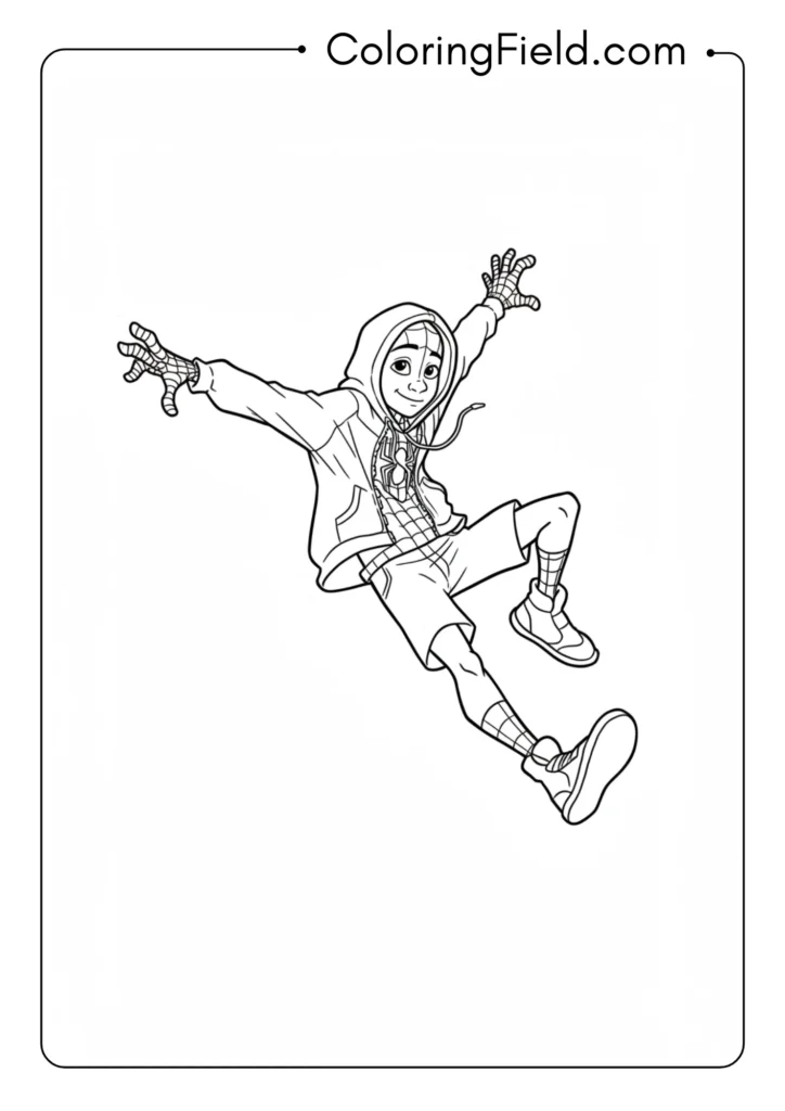 Miles performing his signaturepose