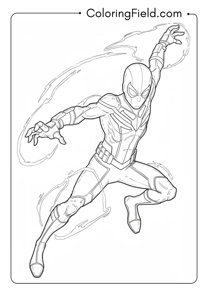 Miles using his invisibility power