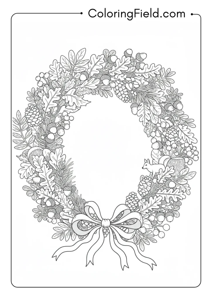 Ornate Autumn Wreath