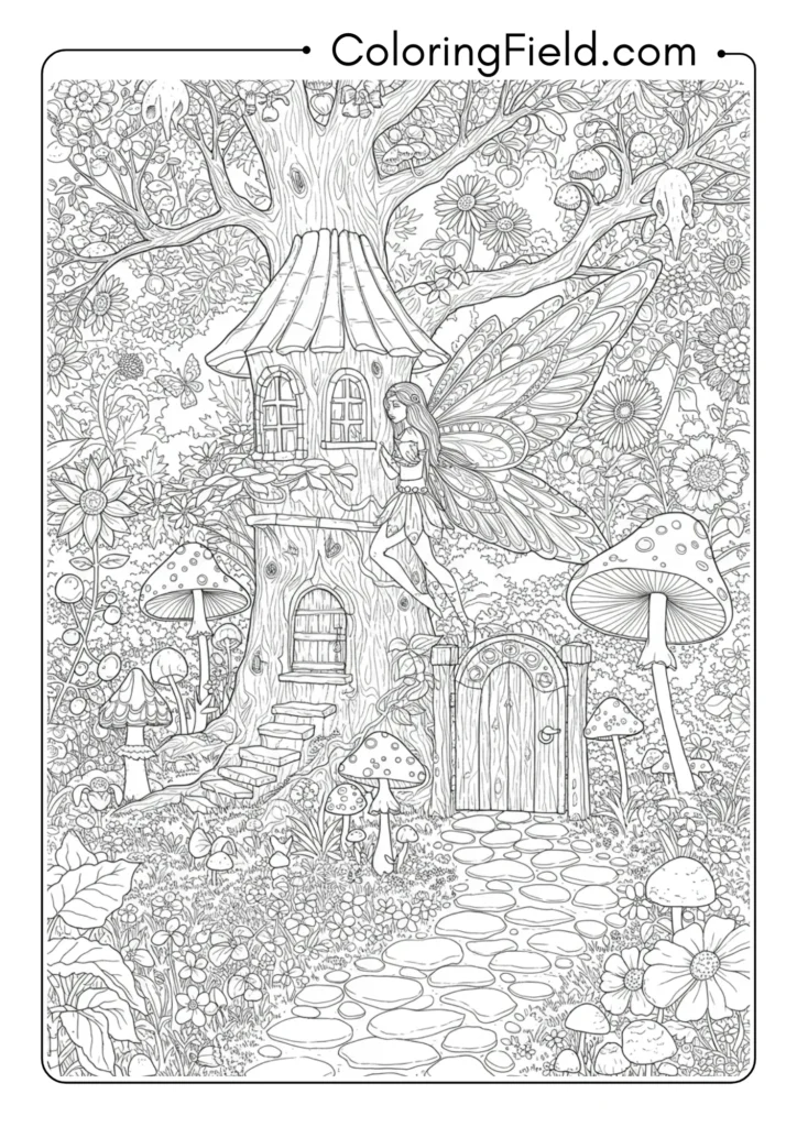 Ornate Fall Fairy Garden