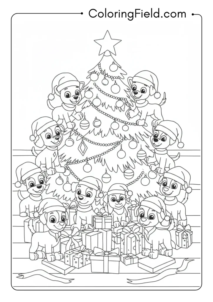 PAW Patrol Christmas Tree