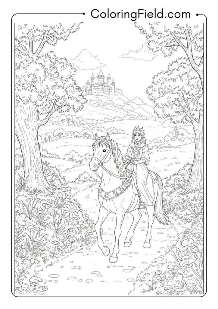 Princess Horseback Riding