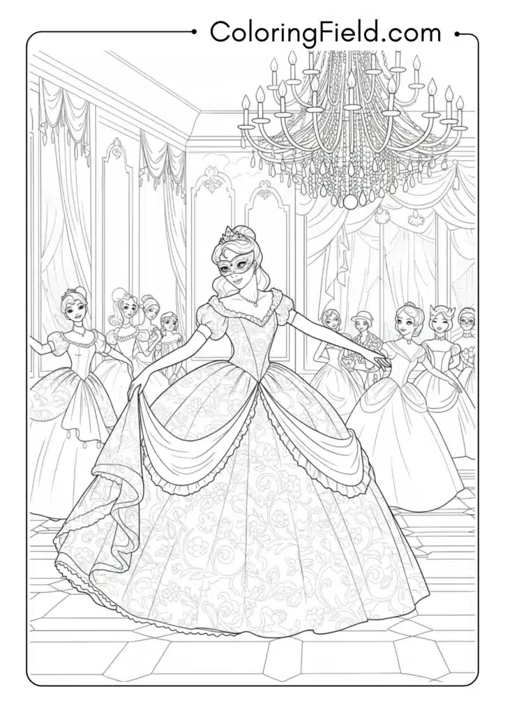Princess at Ball
