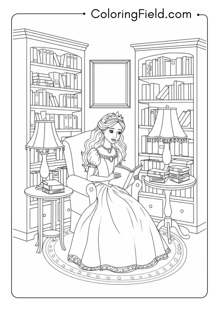 Princess at Royal Library