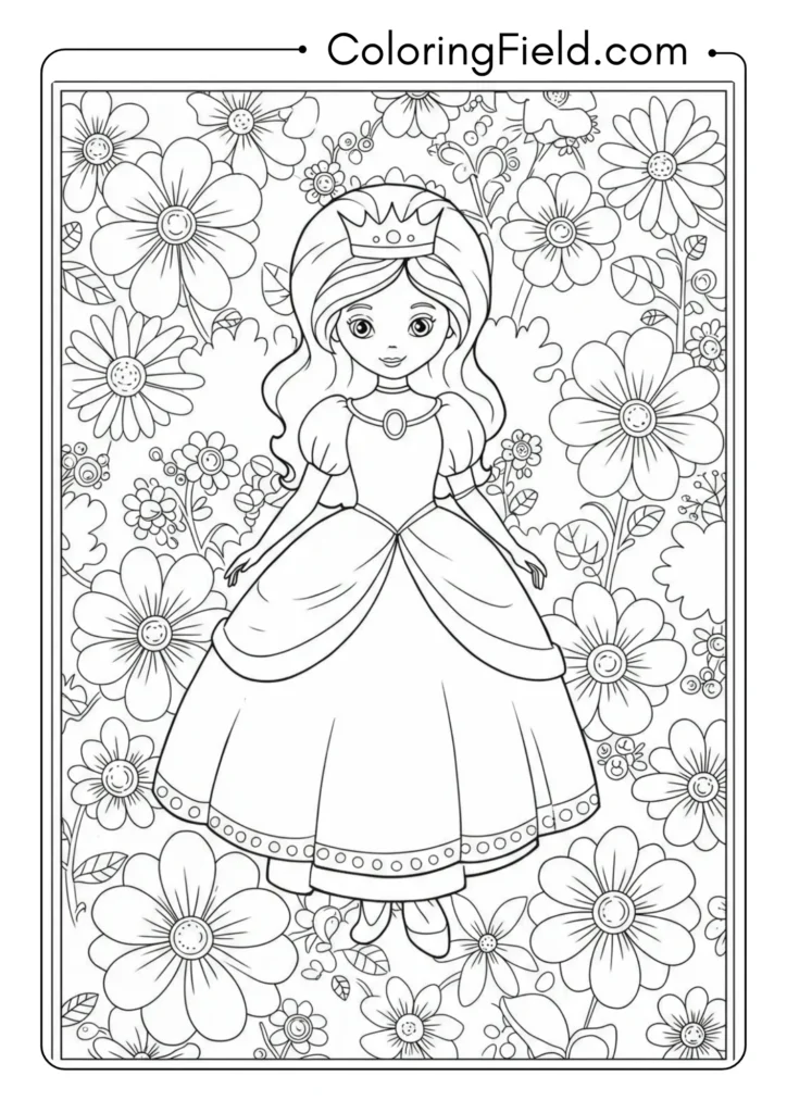 Princess in Garden