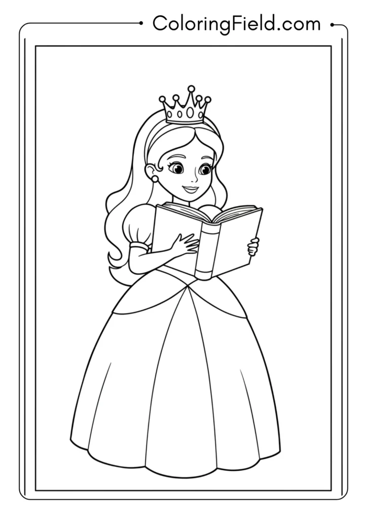 Princess with Book