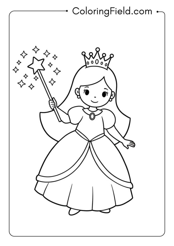 Princess with Wand