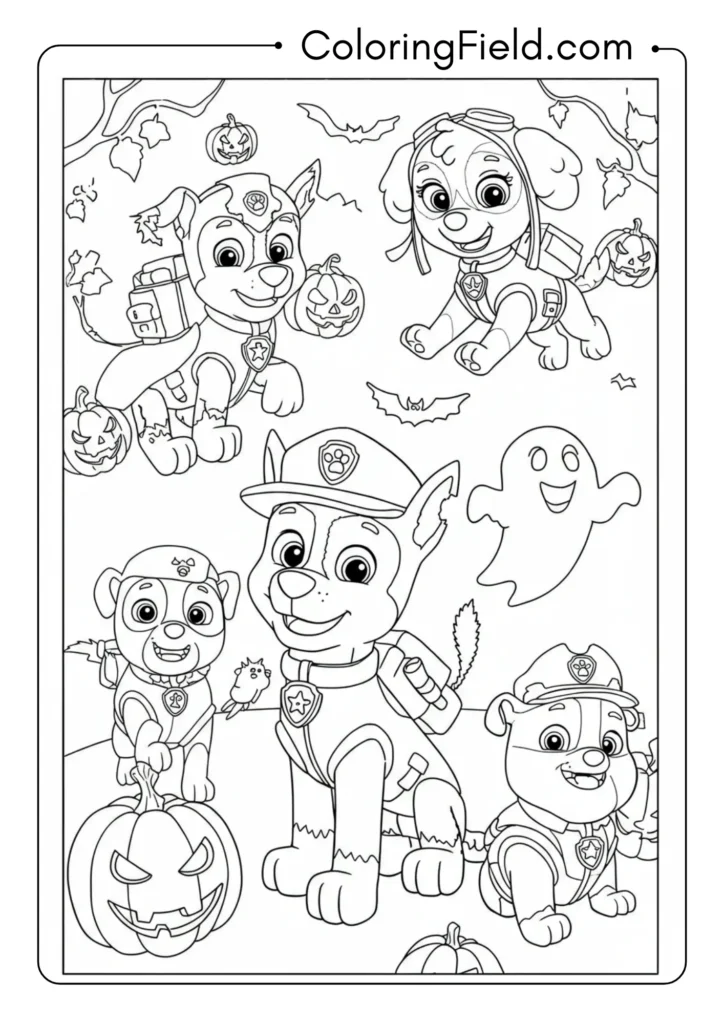 Pups in Simple Costumes