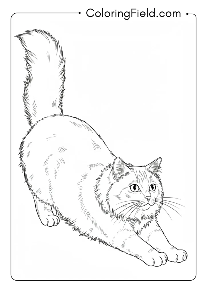 Ragdoll Cat Stretch