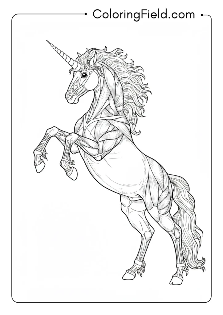 Rearing Unicorn