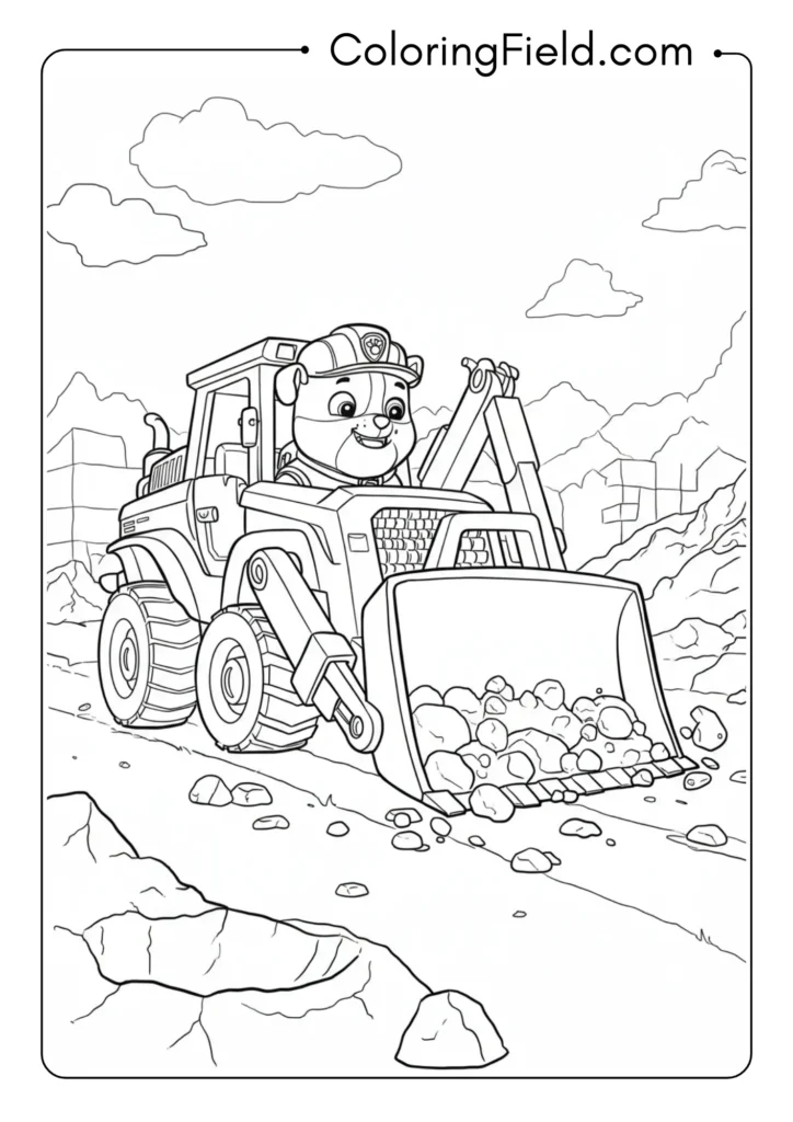 Rubble Digging Operation