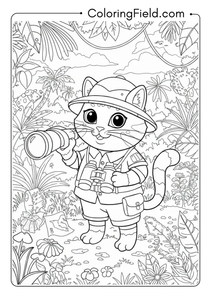 Safari Explorer Cat