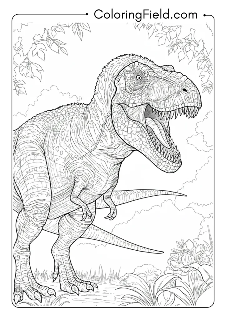 Scientifically accurate T-Rex with proper proportions