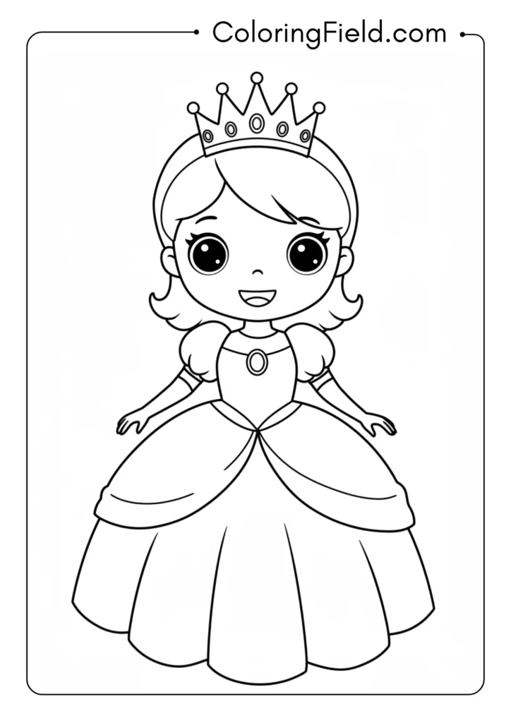 Simple Smiling Princess