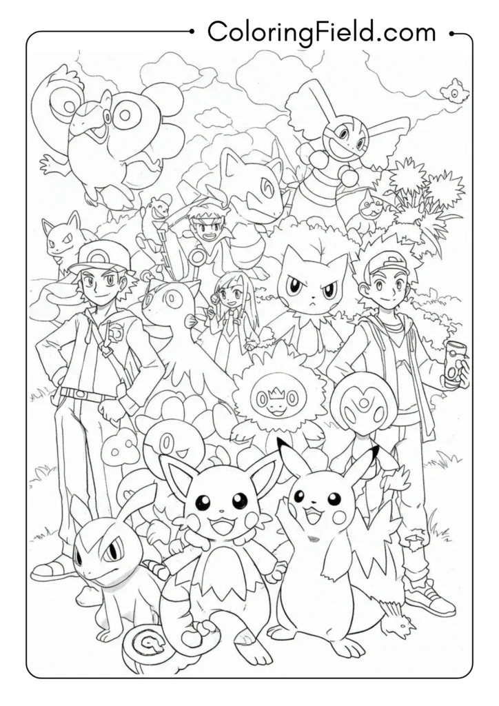 Starter Pokemon with their respective gym leaders